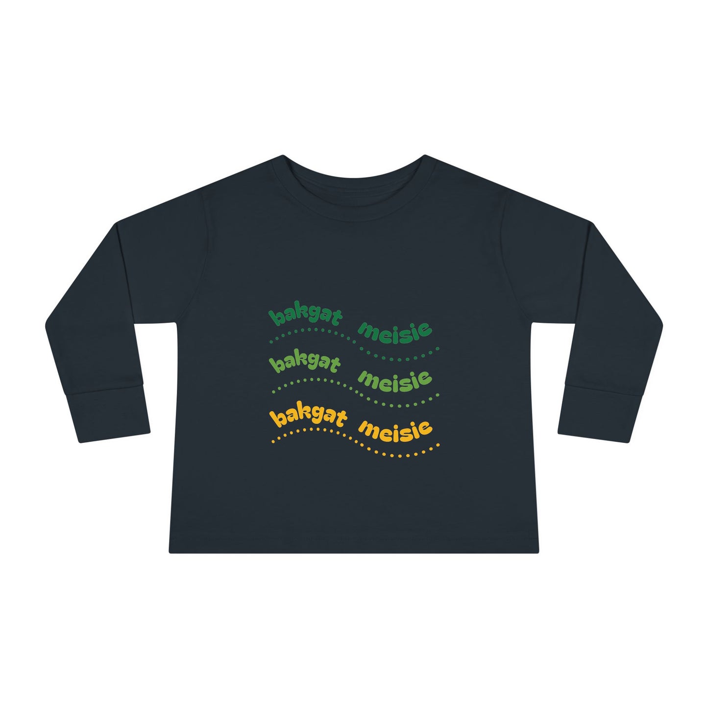 Bakgat Boytjie Long Sleeve Toddler Tee – “Made in RSA, Running on Coke & Chutney”
