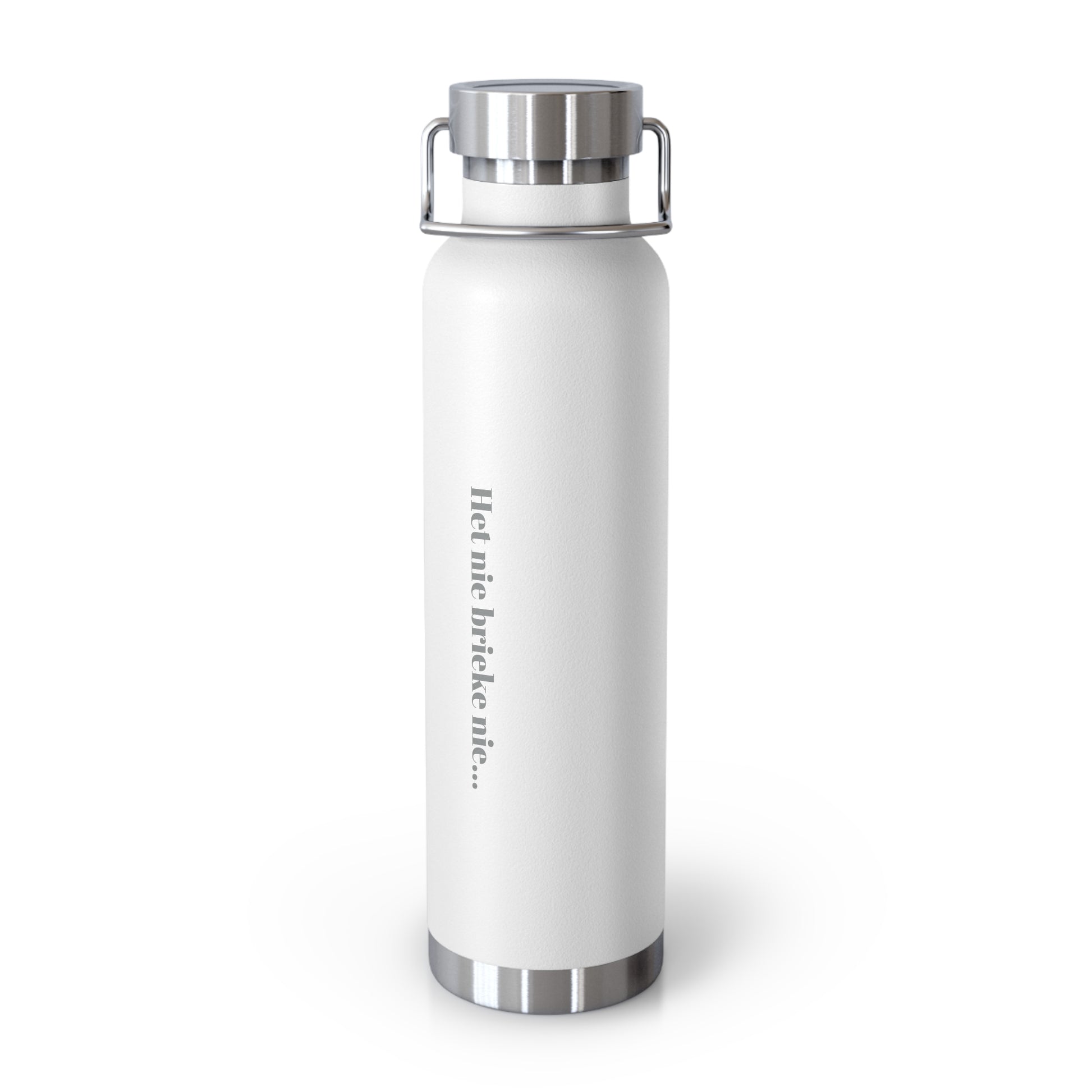 Inspirational Copper Vacuum Insulated Bottle - 22oz, Motivational Water Bottle, Travel Mug, Gift for Her, Eco-Friendly Bottle