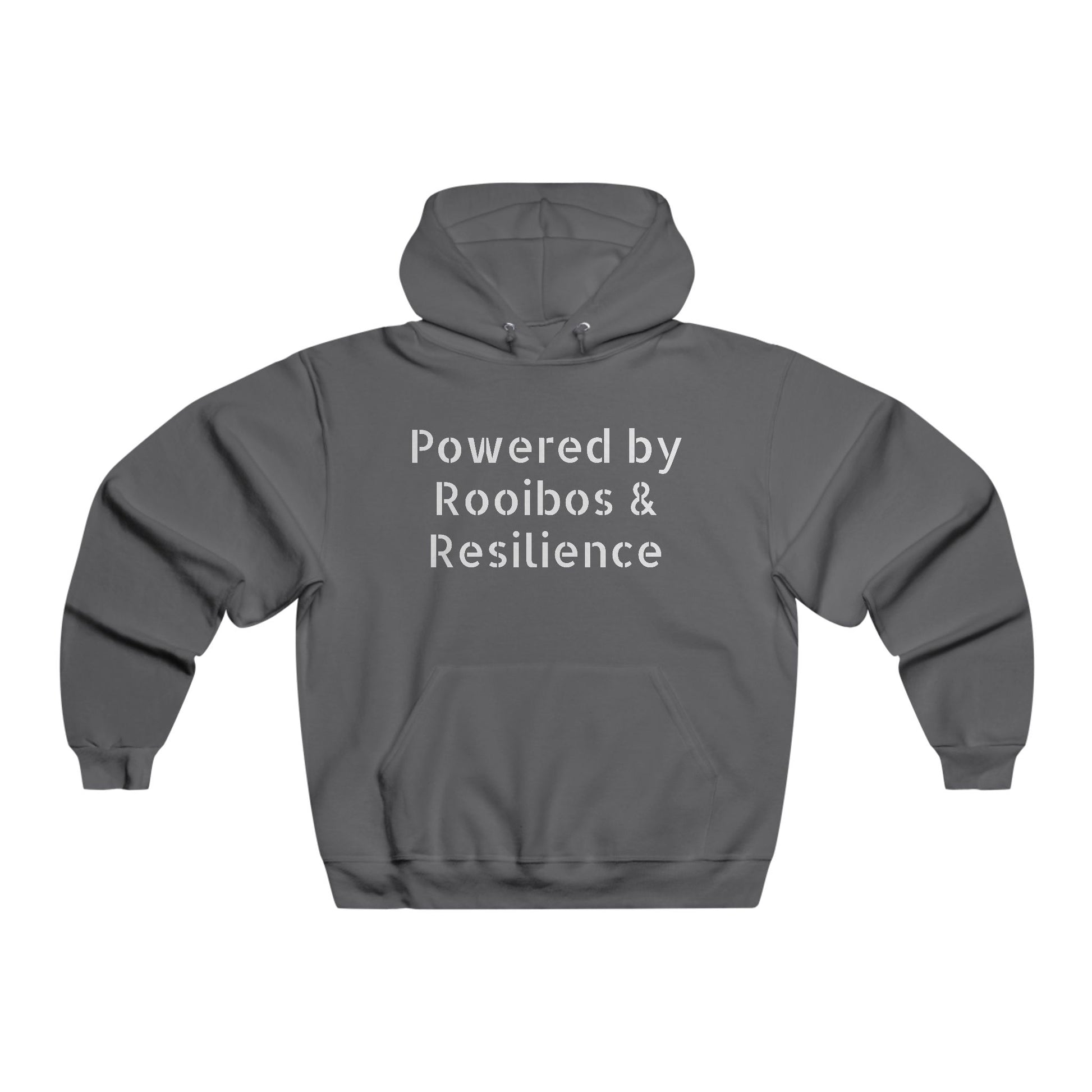 Powered by Rooibos & Resilience Hoodie, Proudly South African Expat Style | Mzansi Magic Meets Everyday Comfort| Motivational Sweatshirt, Gift for Tea Lovers, Cozy Apparel for Relaxation, Inspirational Menswear