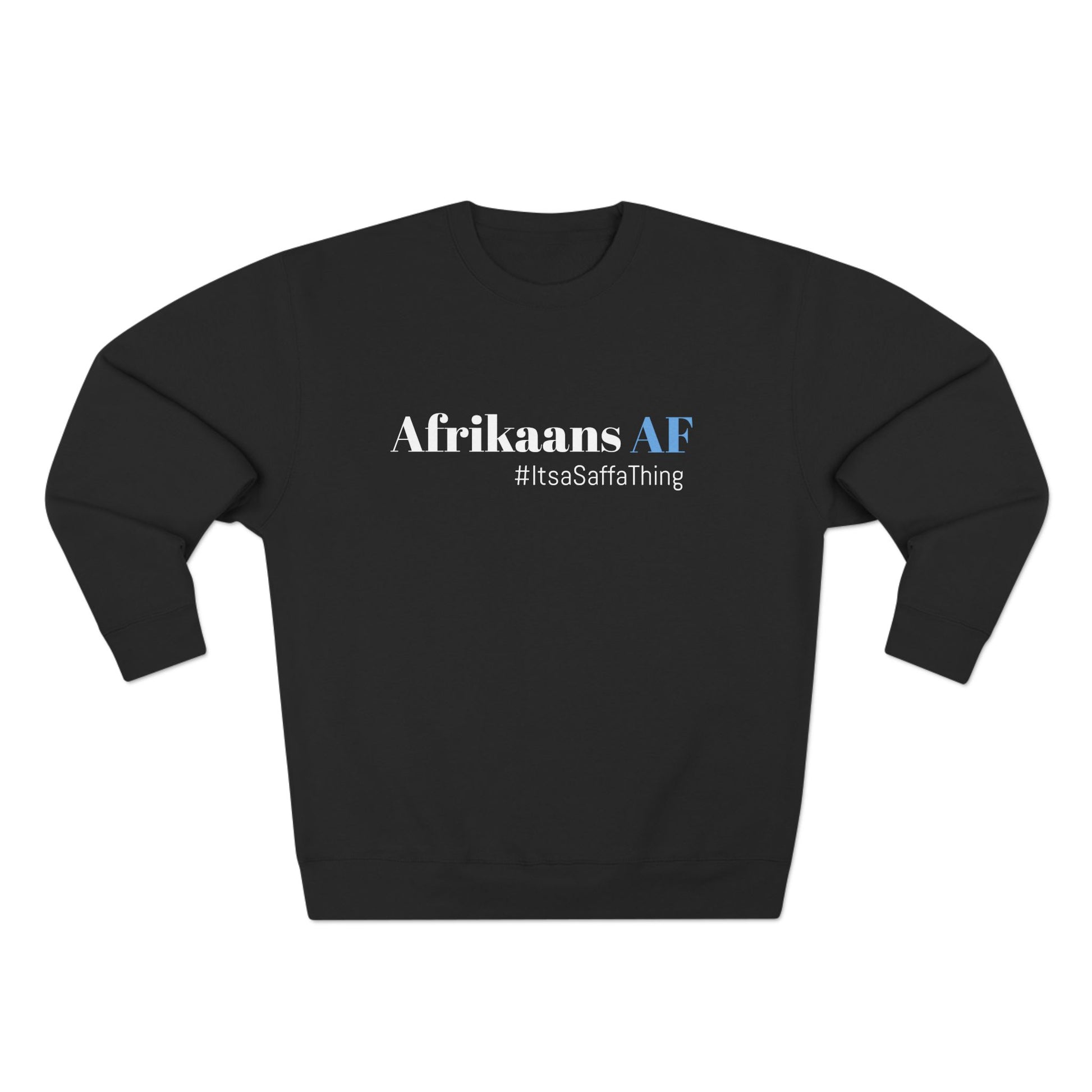 South African Pride Unisex Crewneck Sweatshirt - #AfrikaansAF #ProudlySaffa #LekkerGear #SaffaStyle