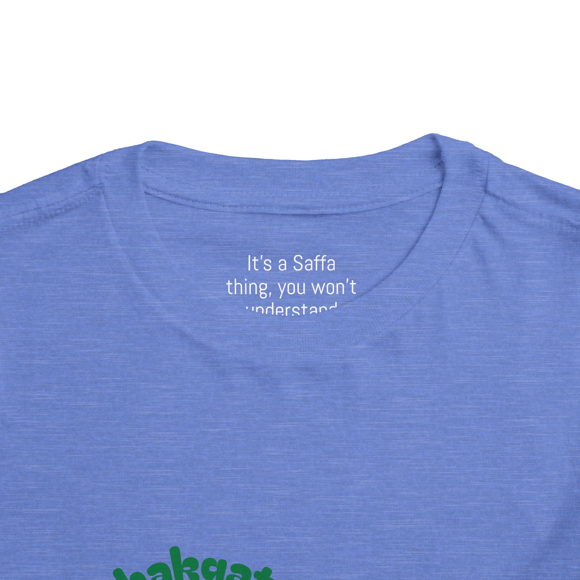 Bakgat Boytjie Toddler Tee – “Made in RSA, Running on Coke & Chutney” | Playful Short Sleeve Shirt for Little Legends