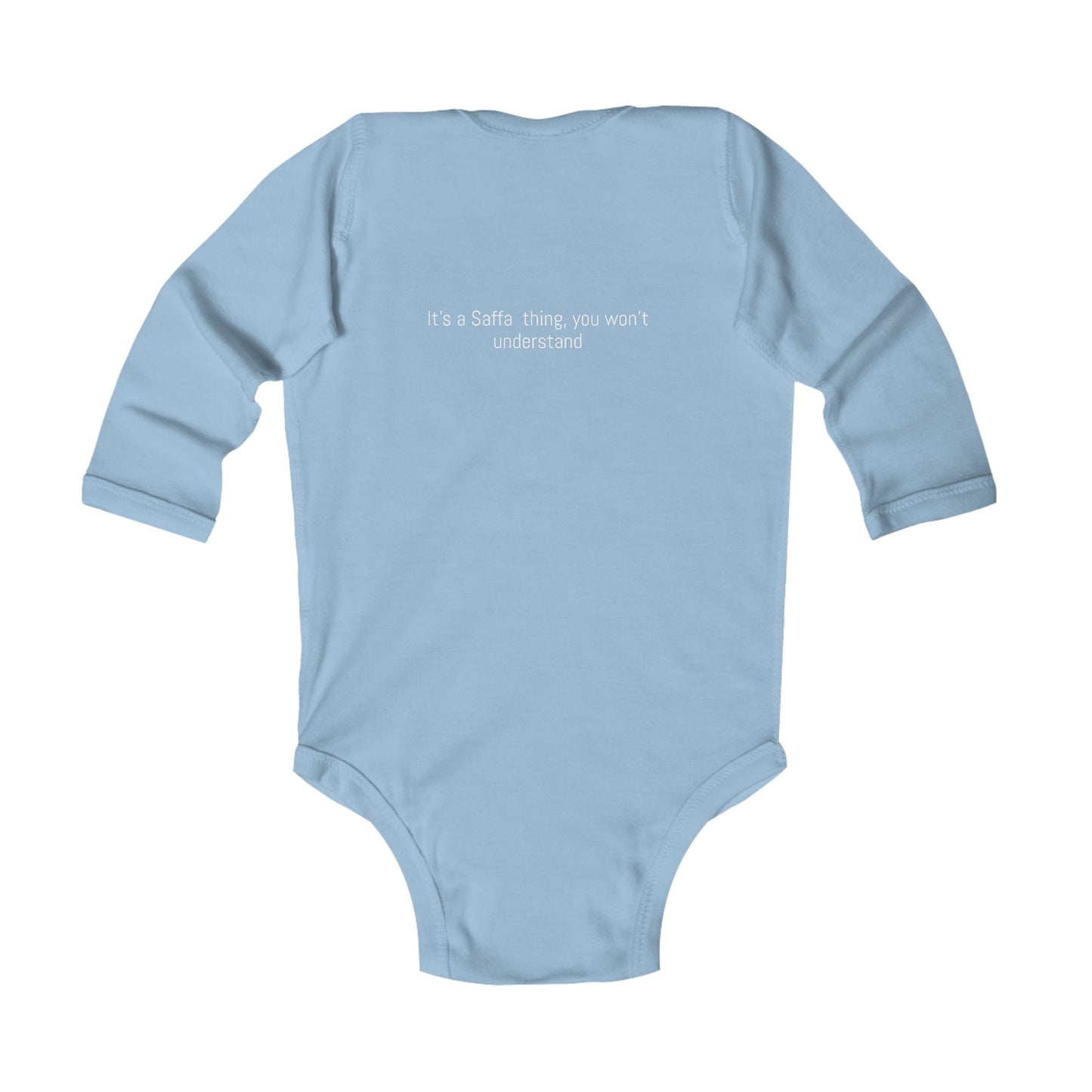 Raised on Pap – Baby Long Sleeve Bodysuit - Makes a Perfect Baby Gift, Nursery Outfit, Baby Shower Present, Newborn Clothes, Toddler Fashion