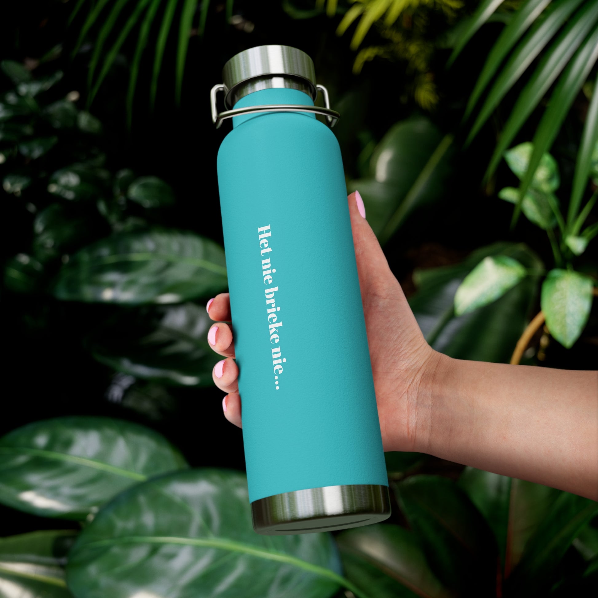 Inspirational Copper Vacuum Insulated Bottle - 22oz, Motivational Water Bottle, Travel Mug, Gift for Her, Eco-Friendly Bottle