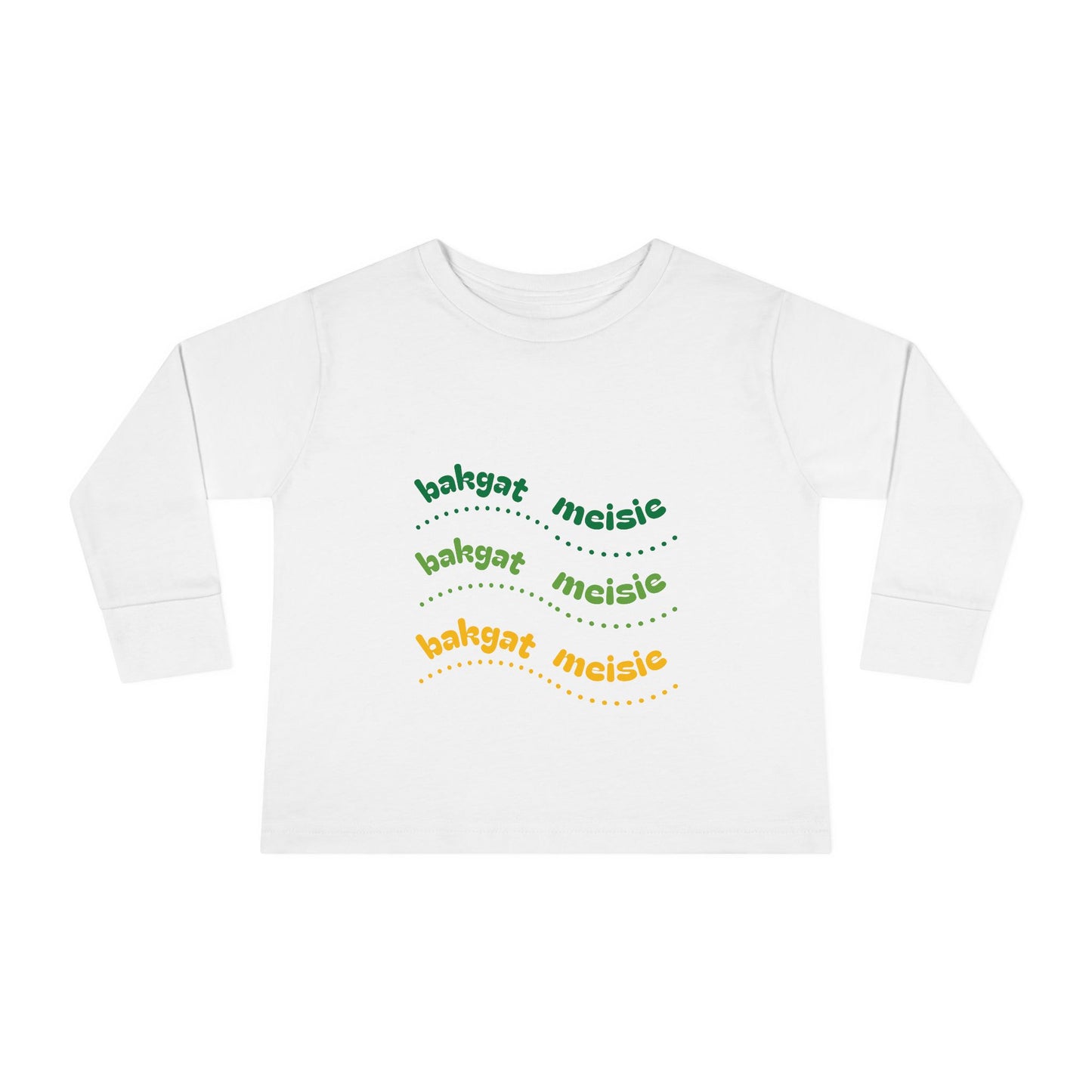 Bakgat Boytjie Long Sleeve Toddler Tee – “Made in RSA, Running on Coke & Chutney”