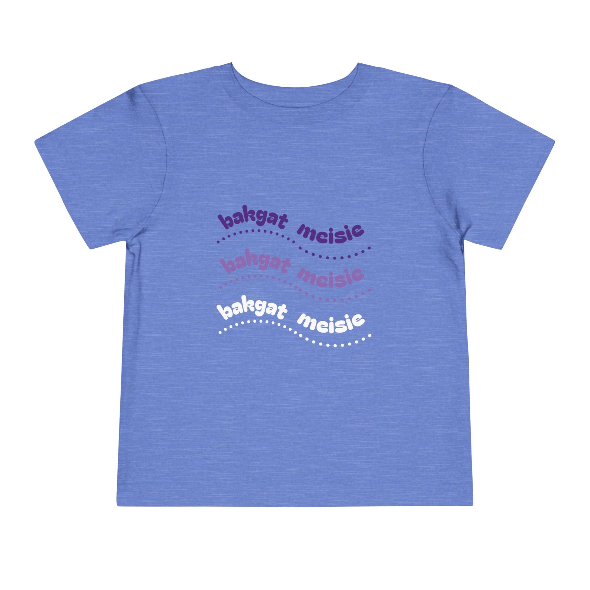 Bakgat Meisie Toddler Tee – “Made in RSA, Running on Coke & Chutney” | Playful Short Sleeve Shirt for Little Legends