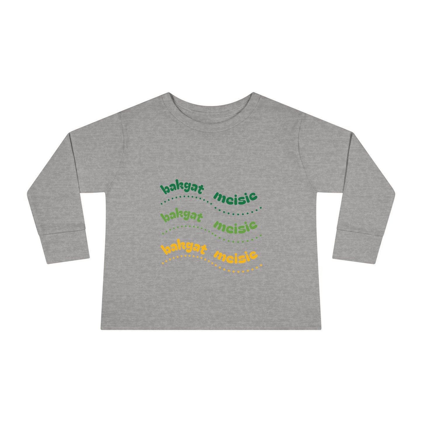 Bakgat Boytjie Long Sleeve Toddler Tee – “Made in RSA, Running on Coke & Chutney”