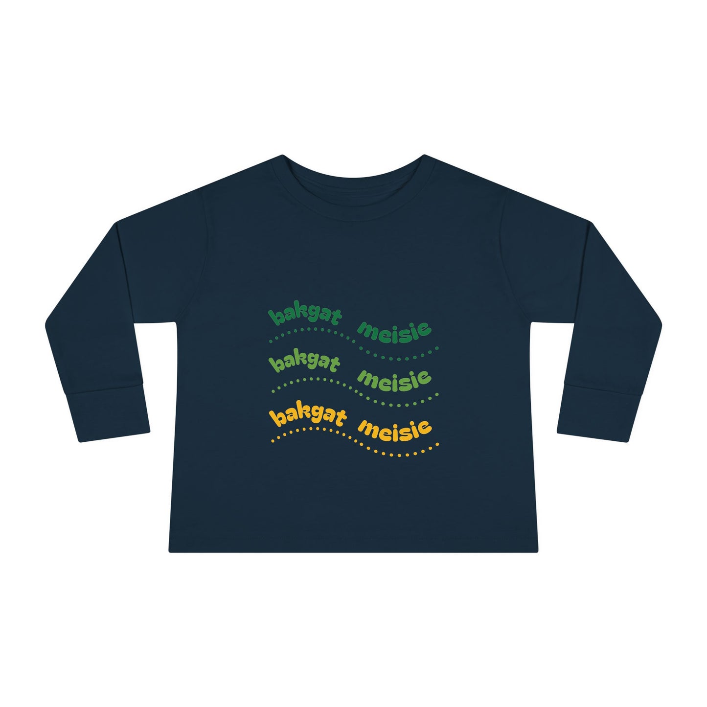 Bakgat Boytjie Long Sleeve Toddler Tee – “Made in RSA, Running on Coke & Chutney”