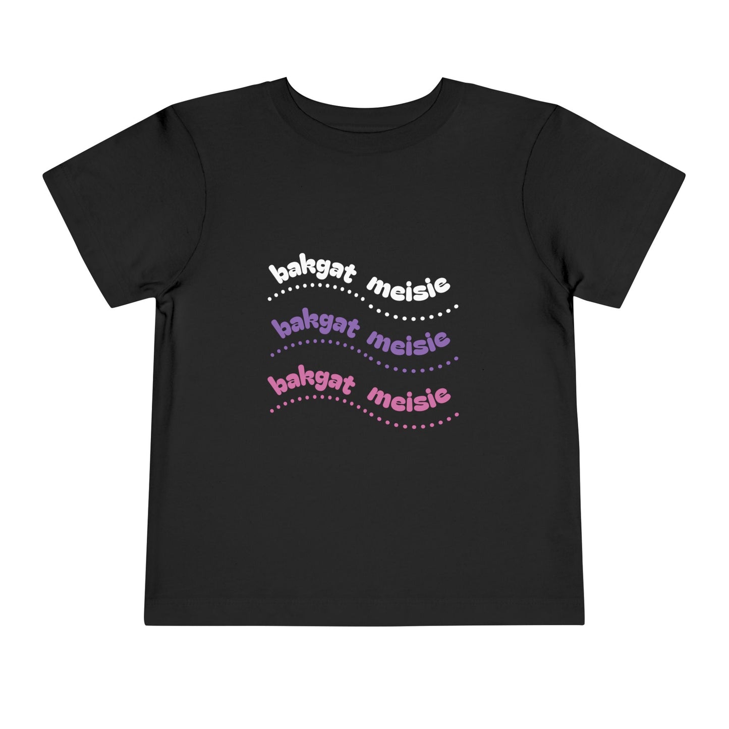 Bakgat Meisie Toddler Tee – “Made in RSA, Running on Coke & Chutney”