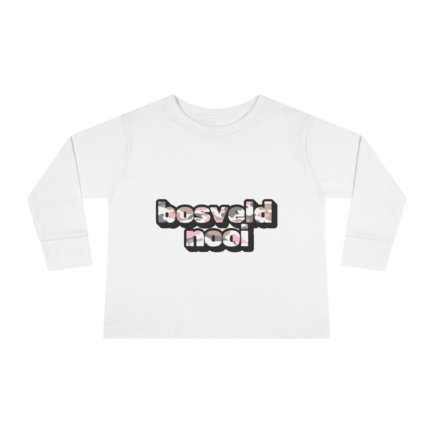 'Bosveld Nooi' - Toddler Long Sleeve Pink Camo