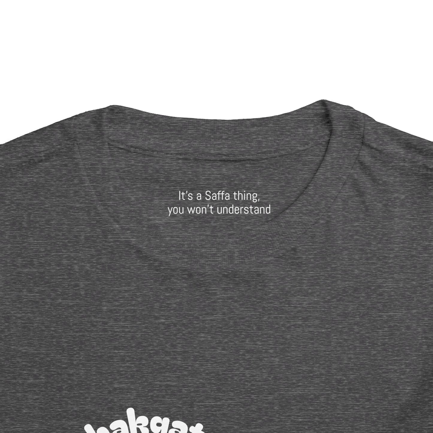 Bakgat Meisie Toddler Tee – “Made in RSA, Running on Coke & Chutney”