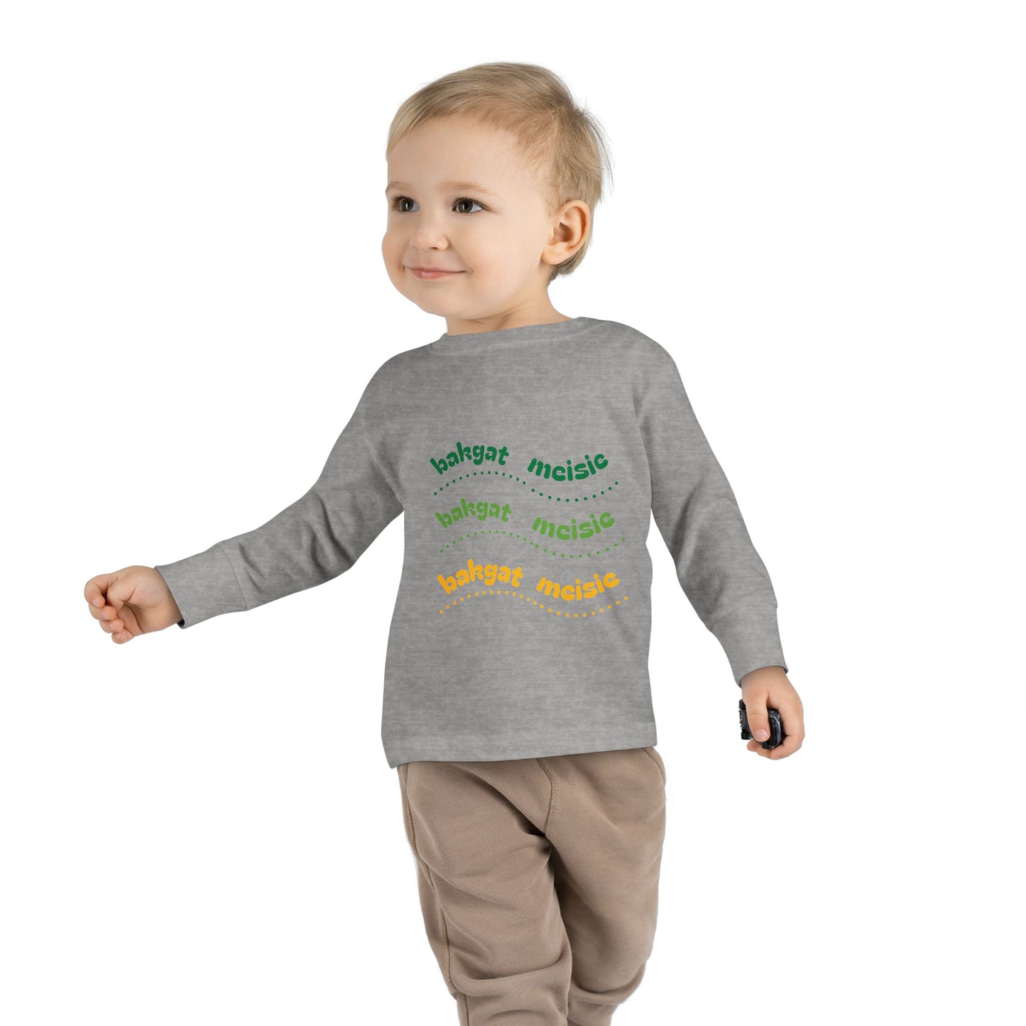 Bakgat Boytjie Long Sleeve Toddler Tee – “Made in RSA, Running on Coke & Chutney”