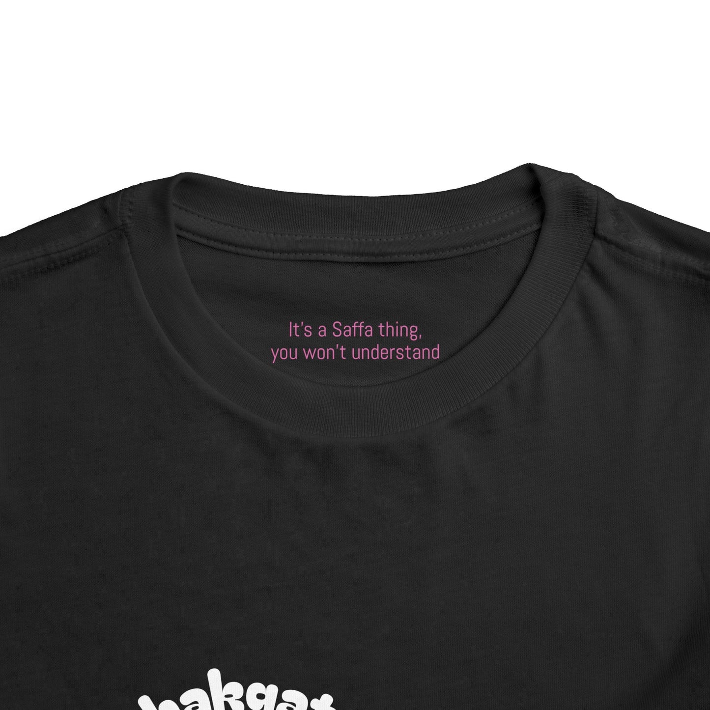 Bakgat Meisie Toddler Tee – “Made in RSA, Running on Coke & Chutney”