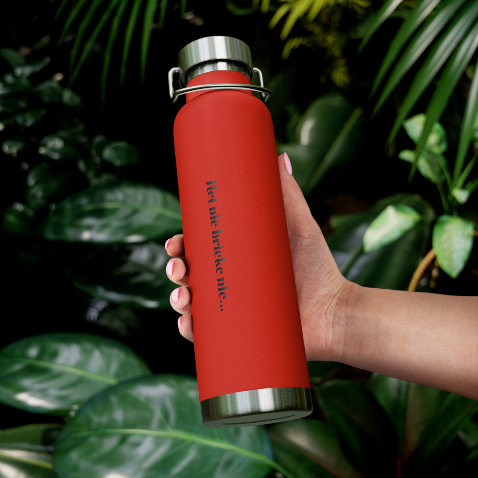 Inspirational Copper Vacuum Insulated Bottle - 22oz, Motivational Water Bottle, Travel Mug, Gift for Her, Eco-Friendly Bottle