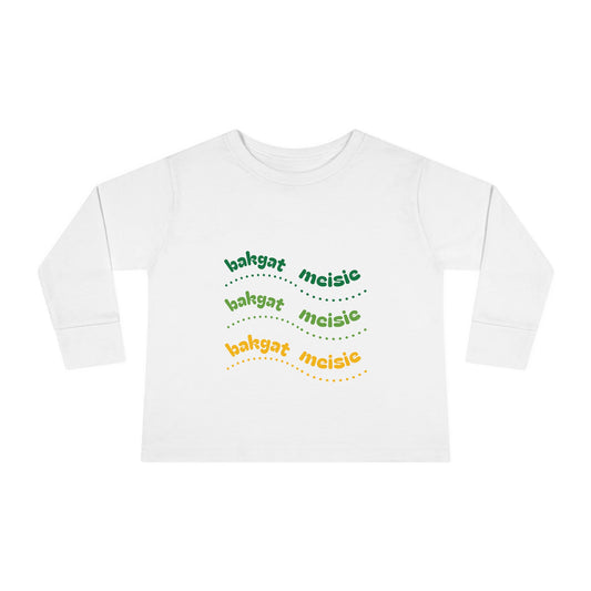 Bakgat Boytjie Long Sleeve Toddler Tee – “Made in RSA, Running on Coke & Chutney”