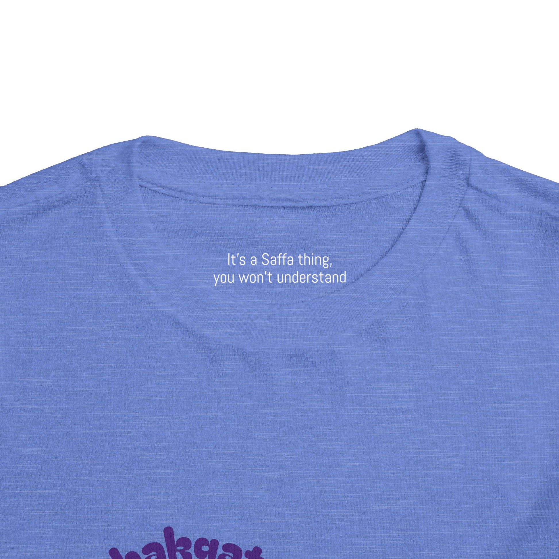 Bakgat Meisie Toddler Tee – “Made in RSA, Running on Coke & Chutney” | Playful Short Sleeve Shirt for Little Legends