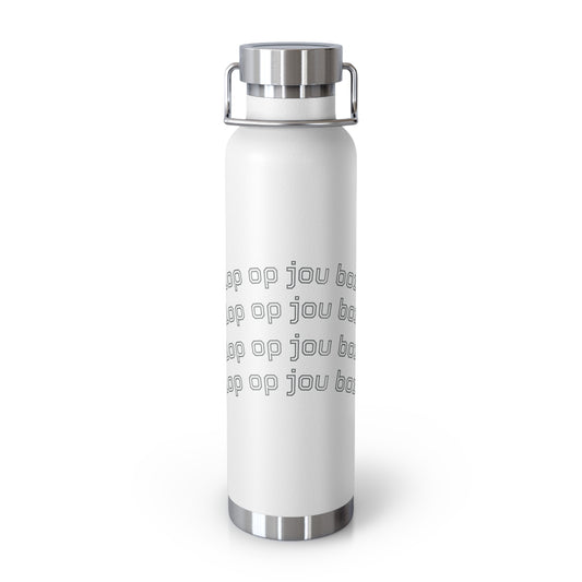 "Klop op jou bors"- Insulated Water Bottle