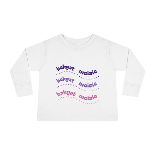 Bakgat Meisie Toddler Long Sleeve Tee – “Made in RSA, Running on Coke & Chutney”